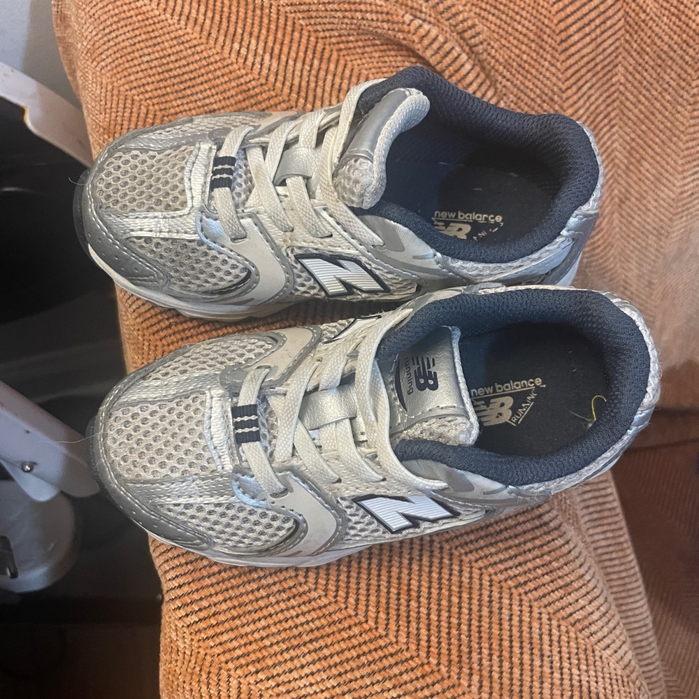 New Balance Kids' Silver Sneakers